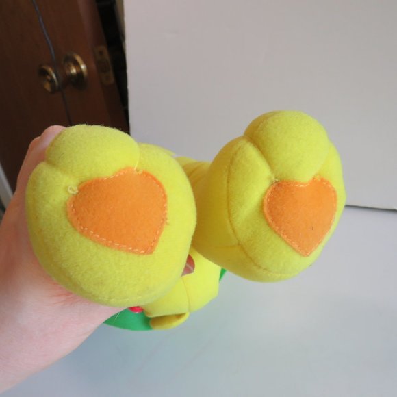 Fun Shine CARE BEAR Green Mask & Cape, Standing 2009 PLUSH STUFFED ANIMAL Plush - Picture 8 of 9